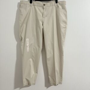 Khakis By Gap Slim City Chino Pants Size 18 R Beige Tan Career Business Preppy